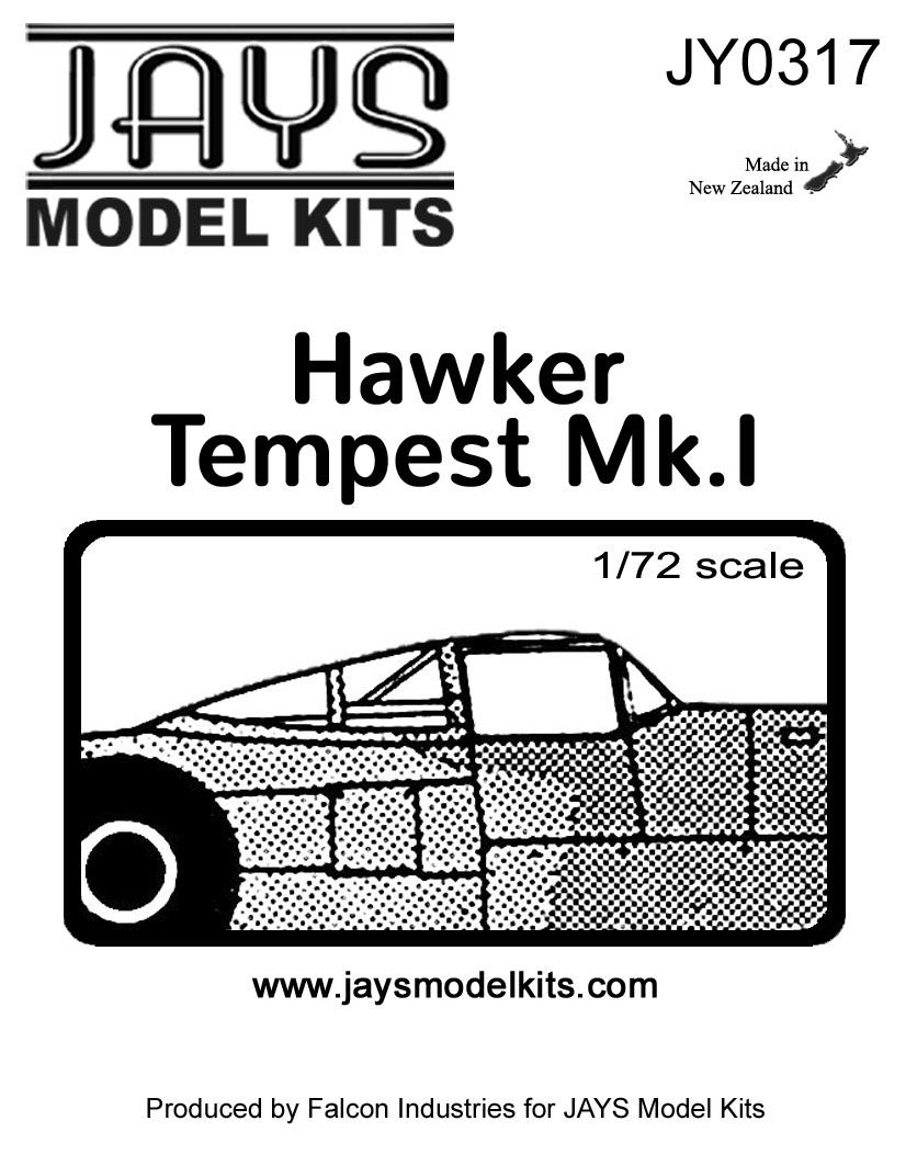 JY0317 Hawker Tempest Mk.1 Canopy