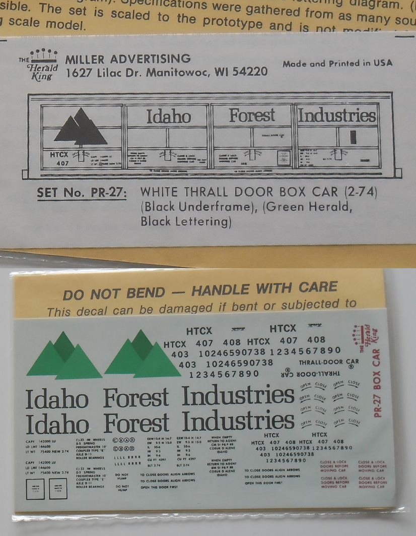 PR-27 Idaho Forest Industries