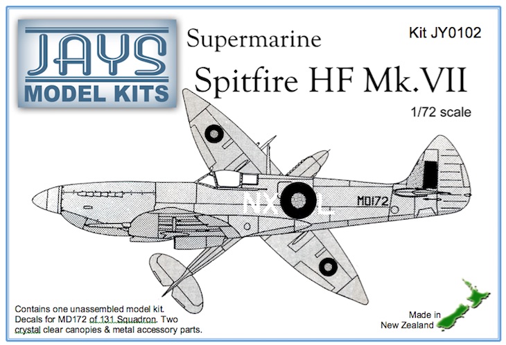 JY0102 Supermarine Spitfire HF Mk.VII (image for) JY0102 Supermarine Spitfire HF Mk.VII