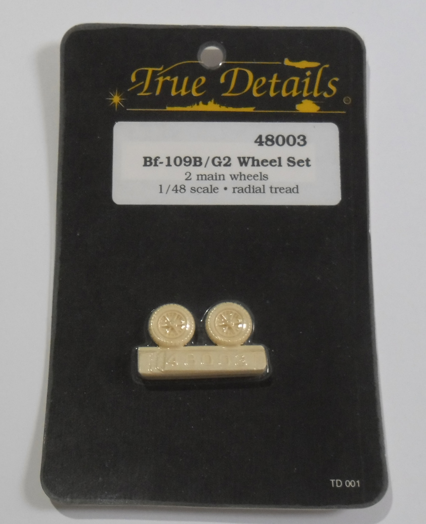 - LAST ONE - 48003 Bf109B, G-2 Wheel Set (image for) - LAST ONE - 48003 Bf109B, G-2 Wheel Set