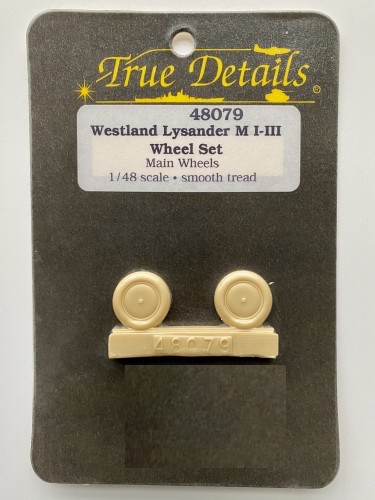 - LAST ONE - 48079 Westland Lysander M I-III Main Wheel Set (image for) - LAST ONE - 48079 Westland Lysander M I-III Main Wheel Set