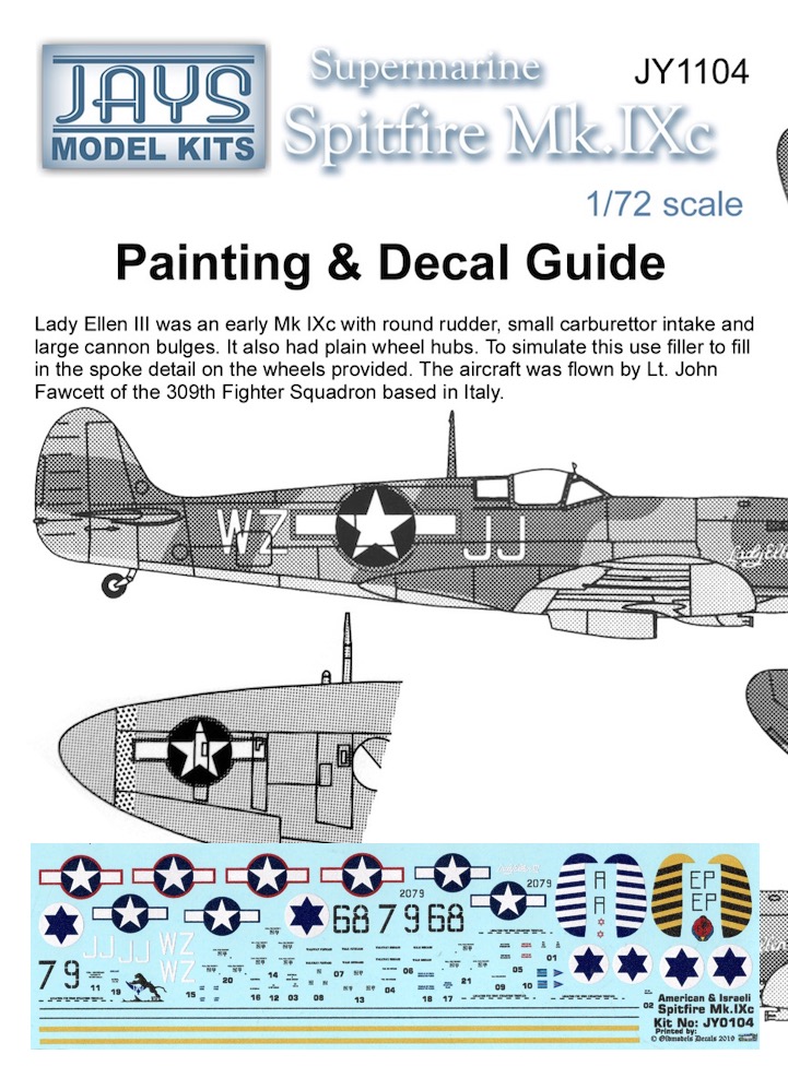 JY1104 Spitfire Mk.IXc (image for) JY1104 Spitfire Mk.IXc