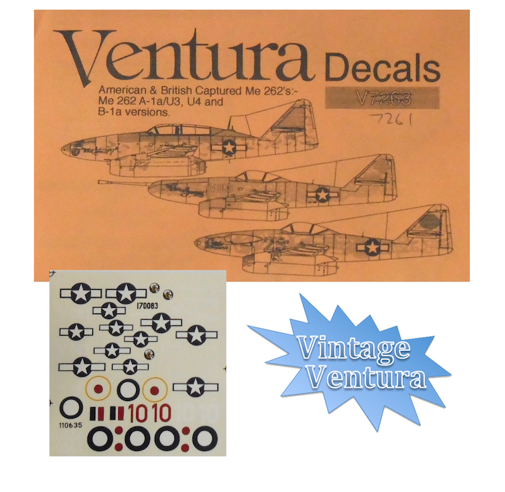- LAST ONE - V7261 American & British Captured Me262's (image for) - LAST ONE - V7261 American & British Captured Me262's