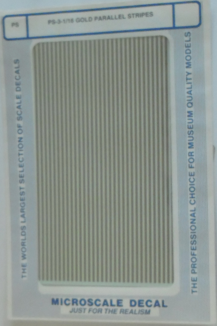 PS-3-1/16inch Gold Parallel Stripes (image for) PS-3-1/16inch Gold Parallel Stripes