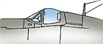 9516 - F4U-4 Corsair Canopy (image for) 9516 - F4U-4 Corsair Canopy