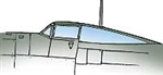 9534 - Hawker Typhoon Car Door Canopy (image for) 9534 - Hawker Typhoon Car Door Canopy