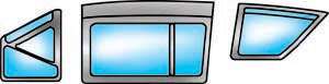 9561 - Kawasaki Ki-61 Tony Type III Canopy (image for) 9561 - Kawasaki Ki-61 Tony Type III Canopy