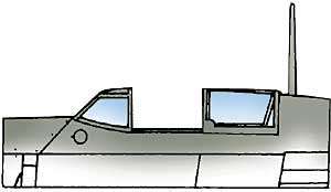 9603 - Yakovlev Yak-1 Canopy (image for) 9603 - Yakovlev Yak-1 Canopy