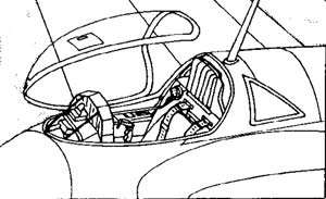 9613 - Me 163B Canopy (image for) 9613 - Me 163B Canopy