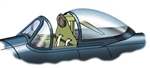 9616 - Grumman F8F Bearcat Canopy (image for) 9616 - Grumman F8F Bearcat Canopy