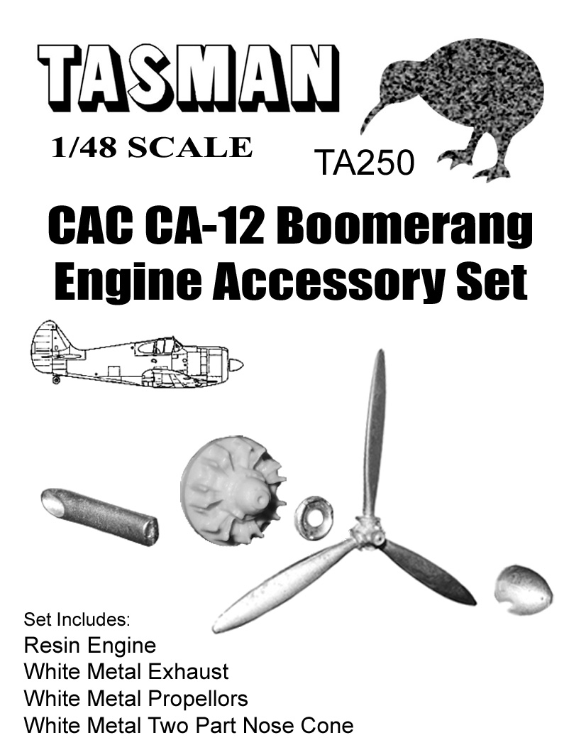 TA250 CAC CA-12 Boomerang Engine Accessory Set (image for) TA250 CAC CA-12 Boomerang Engine Accessory Set