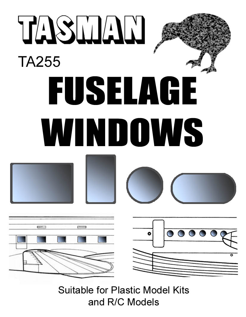 TA255 Fuselage Windows (image for) TA255 Fuselage Windows