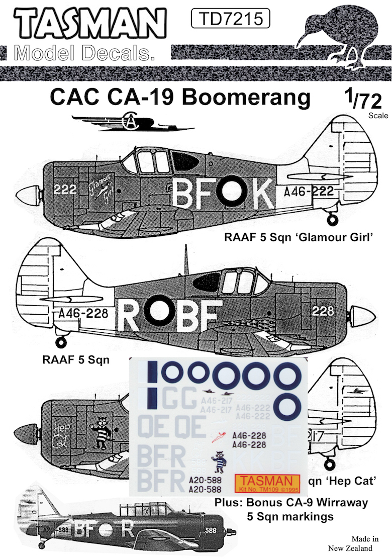 TD7215 CAC CA-19 Boomerang (image for) TD7215 CAC CA-19 Boomerang