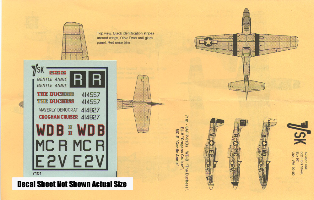 7101 USAAF 8th AF P-51D (image for) 7101 USAAF 8th AF P-51D