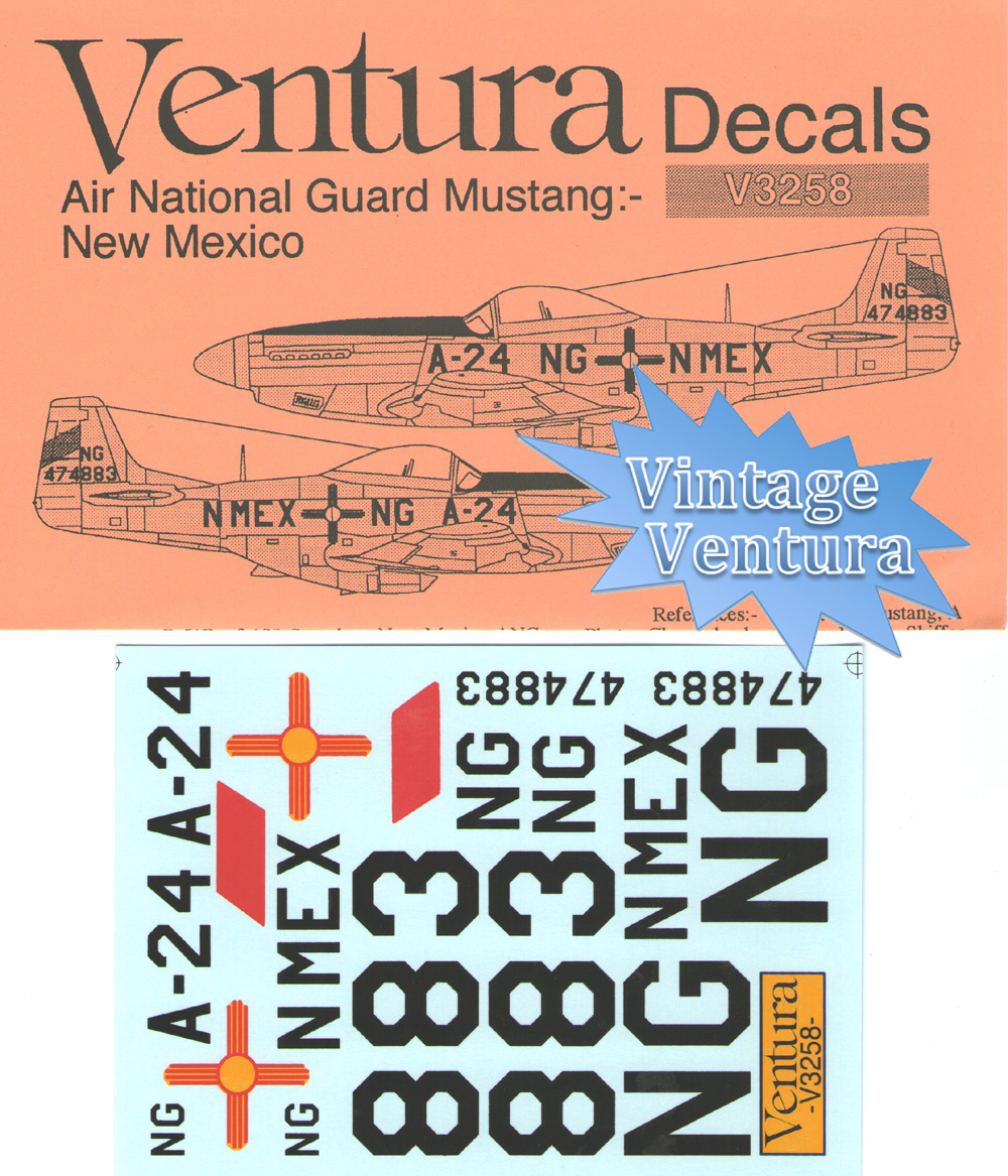 - LAST ONE - V3258 Air National Guard Mustang (image for) - LAST ONE - V3258 Air National Guard Mustang