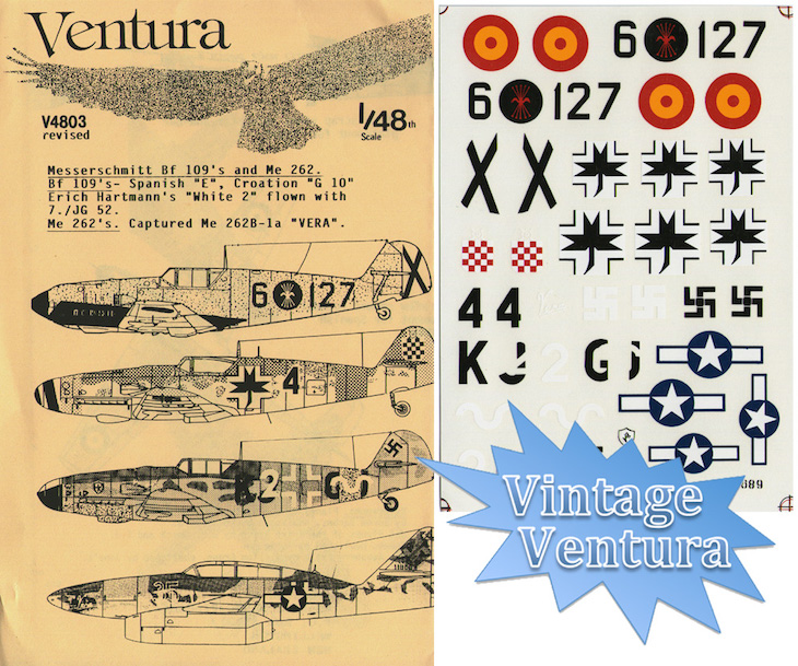- LAST ONE - V4803 Mess. Bf109's & Me262 (image for) - LAST ONE - V4803 Mess. Bf109's & Me262