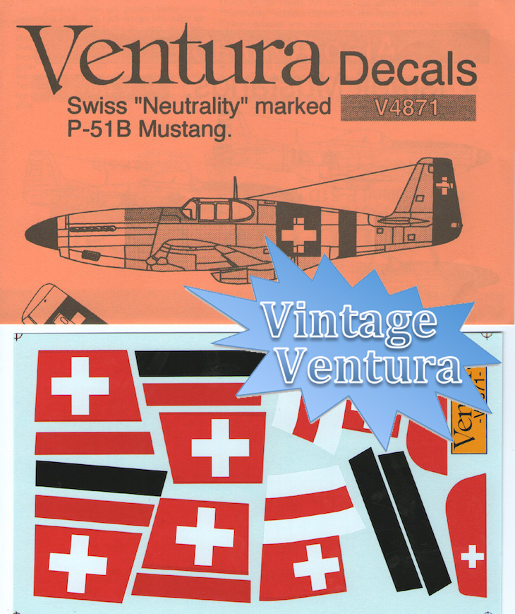 V4871 Swiss P-51B Mustang (image for) V4871 Swiss P-51B Mustang
