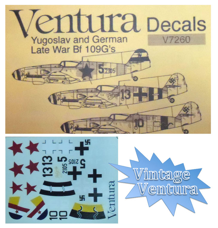 V7260 Yugoslav & German Bf.109G's (image for) V7260 Yugoslav & German Bf.109G's